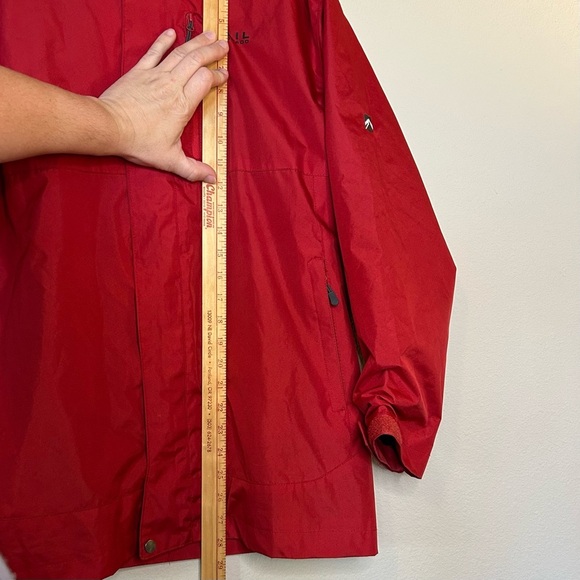 Ski Jacket XS Red Water Resistant Outfitter Trading Vail Colorado Hood Full Zip - Picture 6 of 15